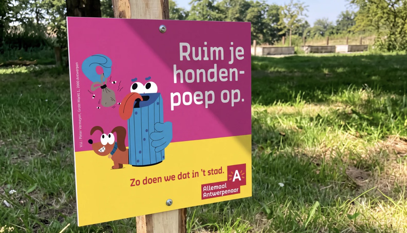 Stad Antwerpen sensibilise ses habitants &agrave; leur responsabilité collective
